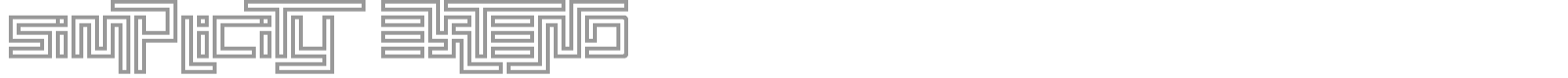 Simplicity Extend font preview